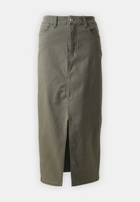 ONLLOLA SLIT SKIRT - Jupe crayon - olive night