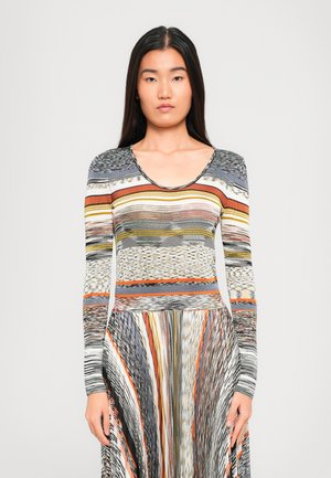LONG DRESS - Svetríkové šaty - multi coloured