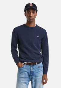 GANT SUPERFINE CREW NECK - Jersey de punto - blau