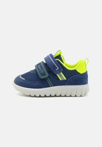 Superfit - SPORT7 MINI UNISEX - Zīdaiņu apavi - blau/gelb Miniatūras attēls 1