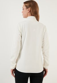 LELA HIGH COLLAR - Fleecetrøjer - ecru