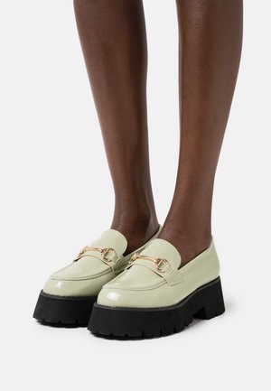 WIDE FIT MONSTERR - Nazouvací boty - sage green/mint