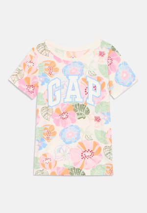GAP, LOGO TEE - Tričko s potlačou - pink/multi-coloured