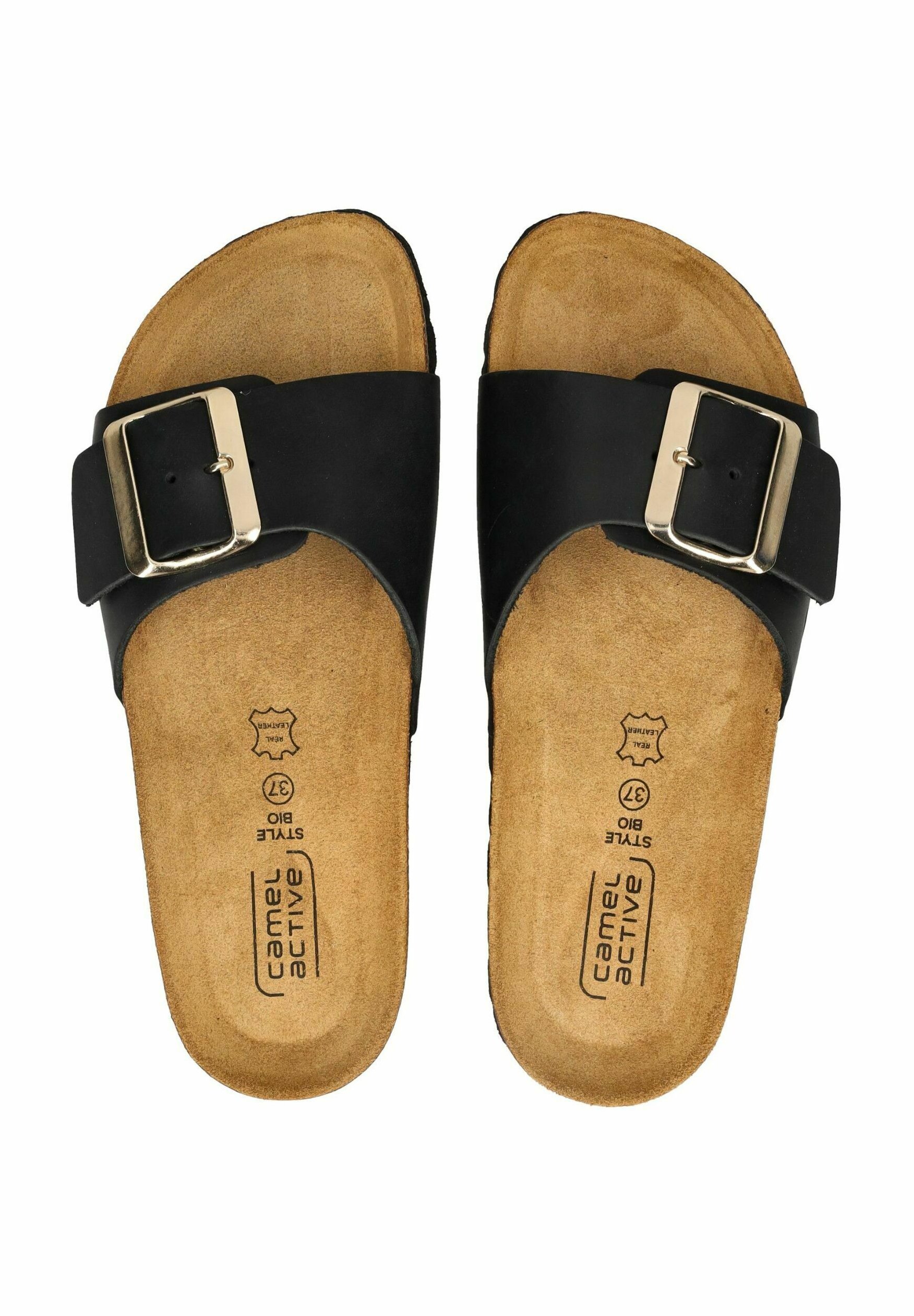 Sandali Camel Active Donna Con Fibbia In Metallo - Pelle Crazy Horse, Comodi E Regolabili