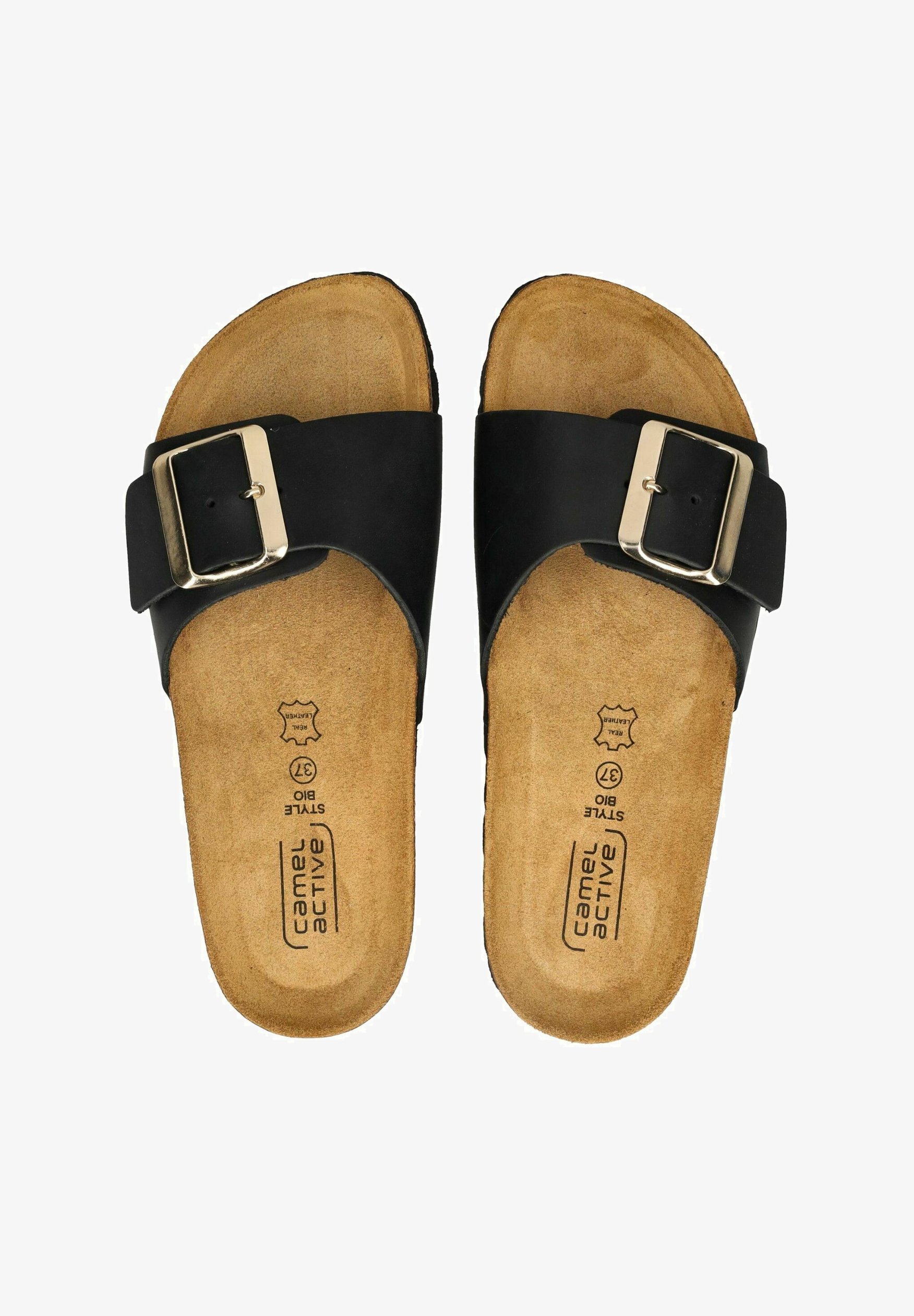 Sandali Camel Active Donna Con Fibbia In Metallo - Pelle Crazy Horse, Comodi E Regolabili