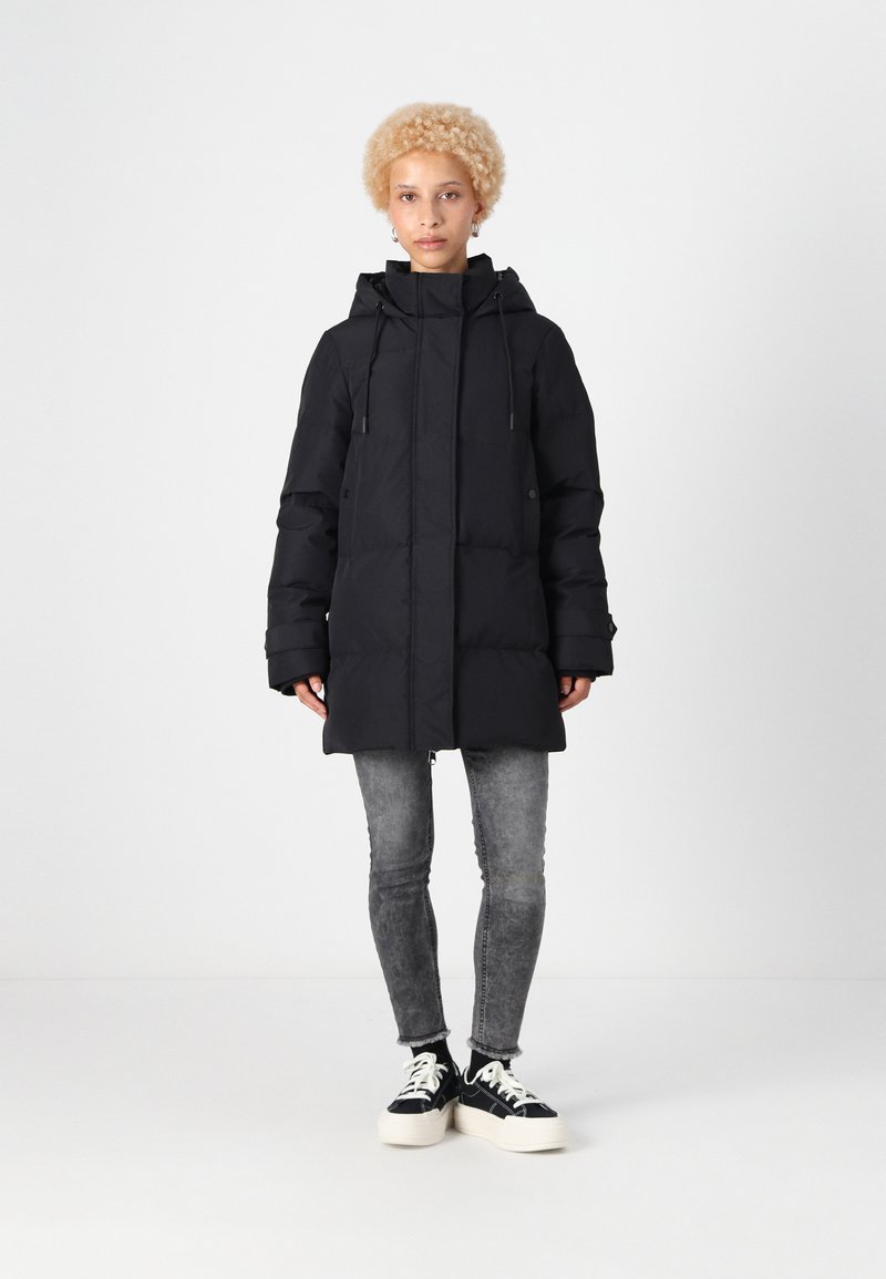 Vero Moda Petite VMLEONIELEA JACKET - Dūnu jaka - black