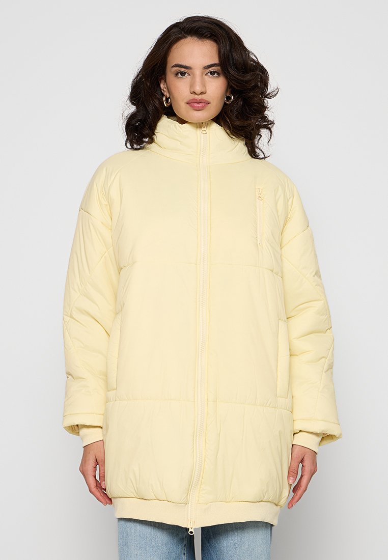 American vintage Winterjas lichtgeel