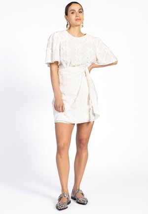 EMBROIDERY - Jurk - les blancs