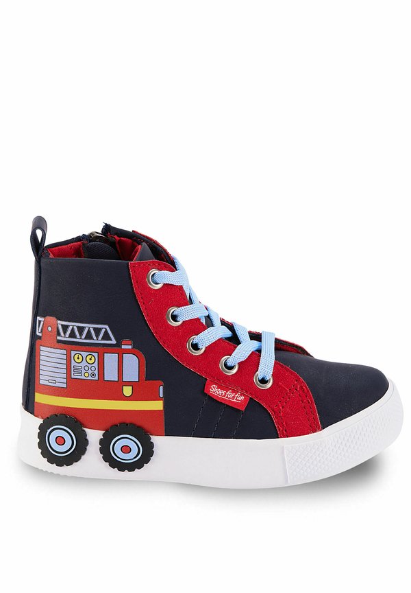 FIRE TRUCK - Sneaker high - dunkelblau