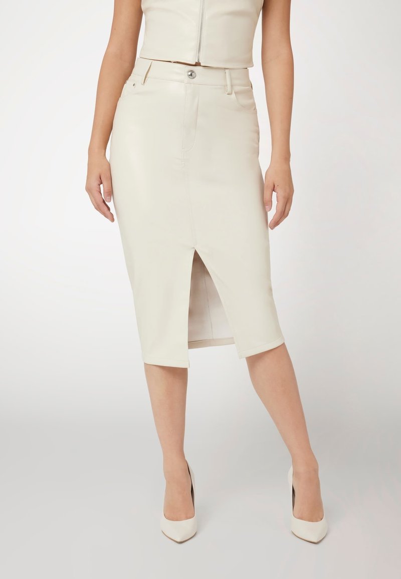 Guess MIDI  - Falda de tubo - crema