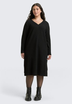 Gebreide jurk - deep black