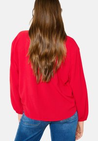 LolaLiza TUNISIAN COLLAR - Button-down blouse - red lollipop