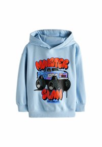 Unselected, blue monster truck