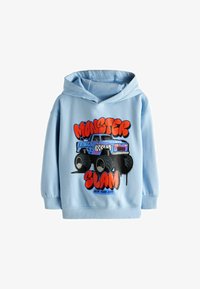 Unselected, blue monster truck