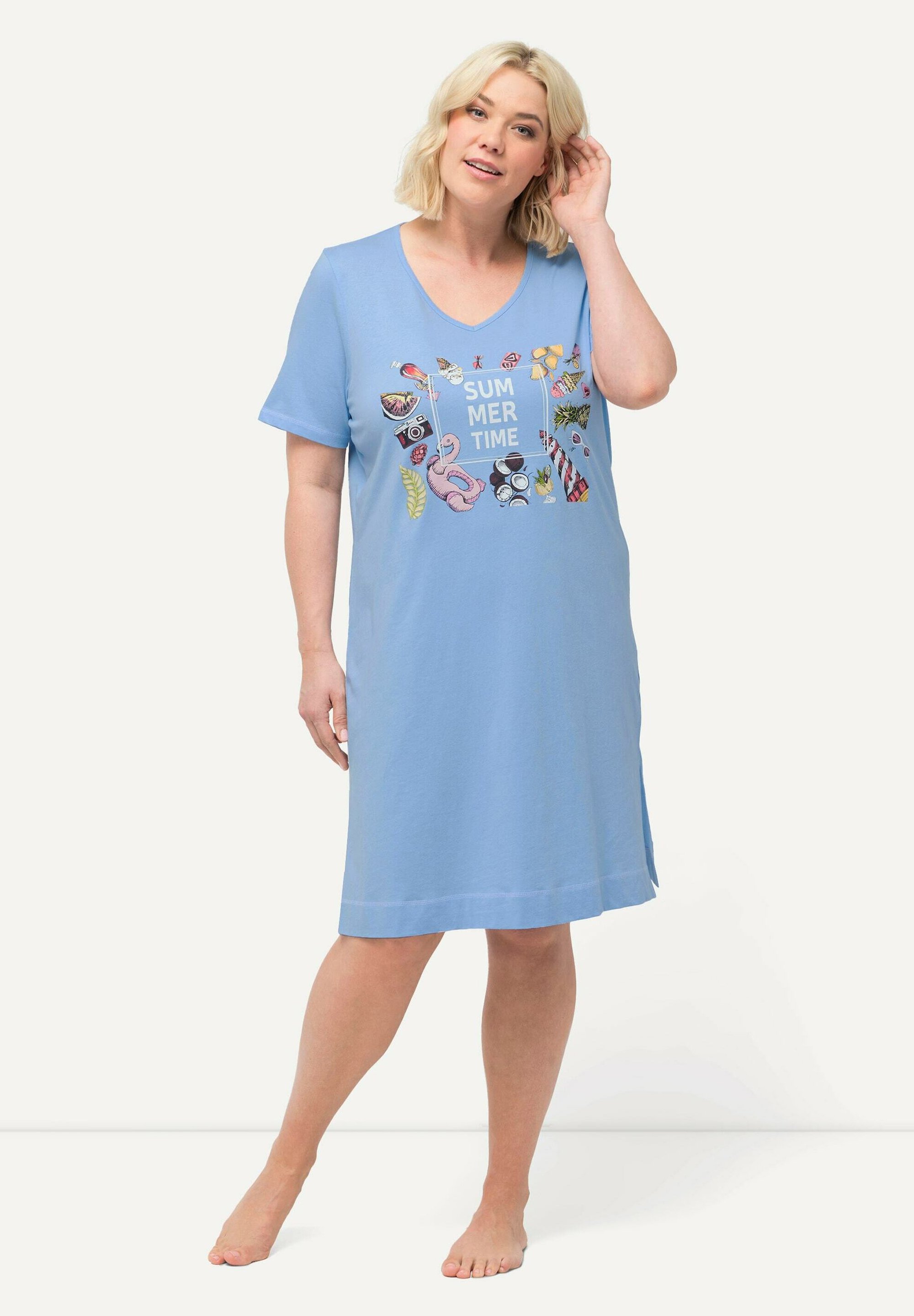 Ulla Popken SHORT SLEEVE SLEEP TEE Chemise de nuit Nuisette
