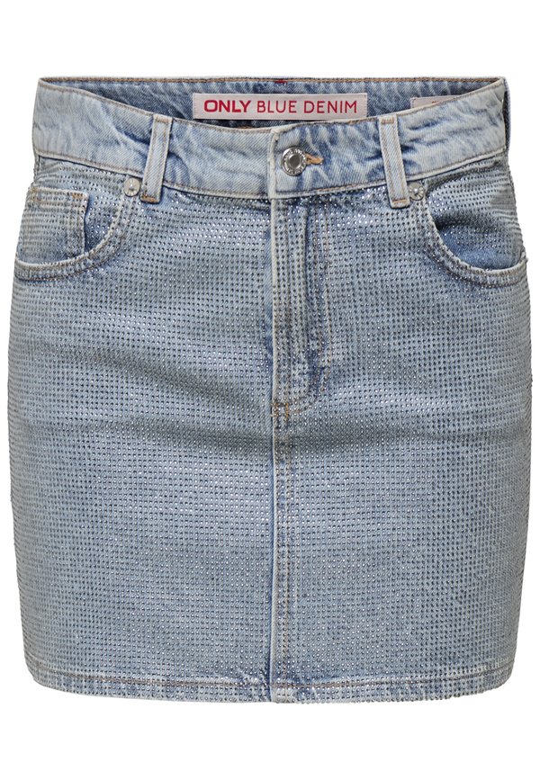 ONLHOLLYWOOD CRYSTAL SKIRT - Denim skirt4