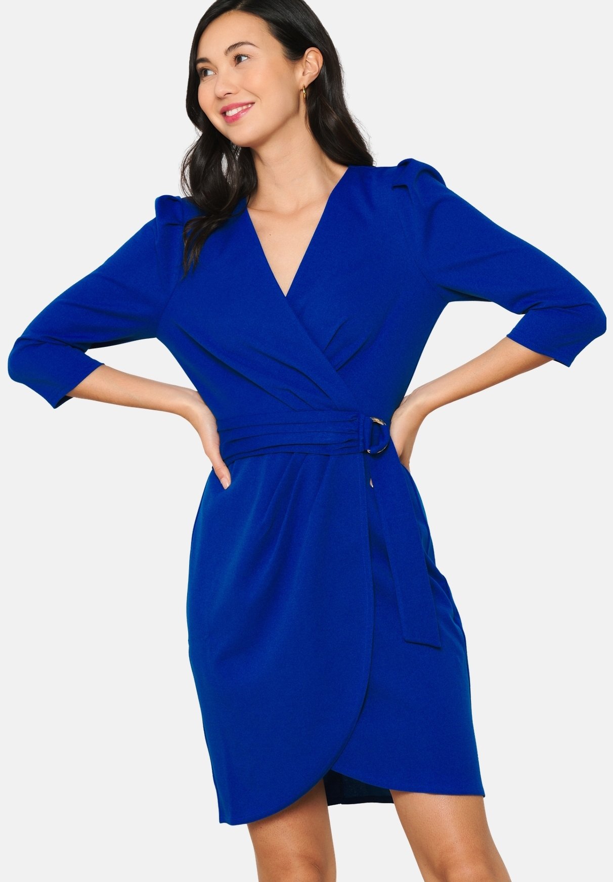 LolaLiza WITH WRAP - Shift dress - electric blue/blue - Zalando.ie