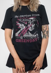 Paradiso Clothing GREEN DAY AMERICAN DREAM UNISEX - Print T-shirt - black