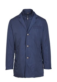 Ciabalù Parka Uomo Invernale Lungo Imbottito con Cappuccio Tessuto Tecnico Elegante Impermeabile (Nero, 46