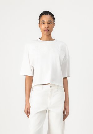 ENESSE - Majica kratkih rukava s printom - white