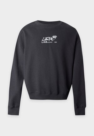 L/AB c/o Off-White, GRAFFIT CREW NECK - Суитшърт - black
