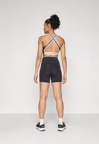 Under Armour MIDDIE SHORT - Tights - black/anthracite