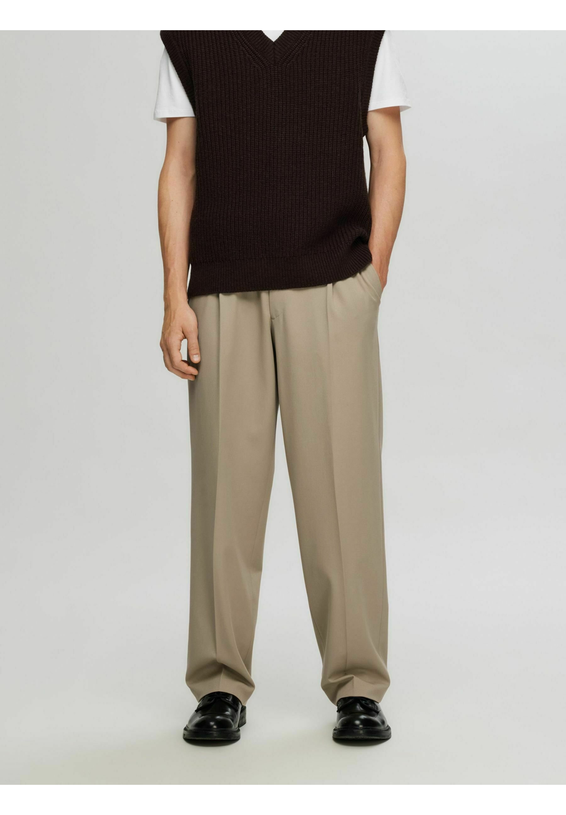 Ensemble Pantalon Chico's Design Taille 1 - En Soie Et Lin, Occasion Excellent état