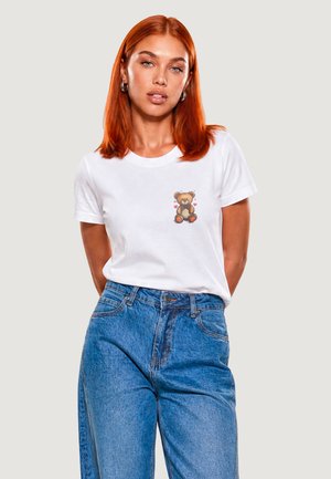 I AM, T-shirt con stampa - white