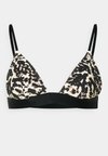 TRIANGLE - Top de bikini - black/multi-coloured