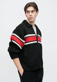 Obey Clothing BERNARD ZIP UP - Kardigán - black