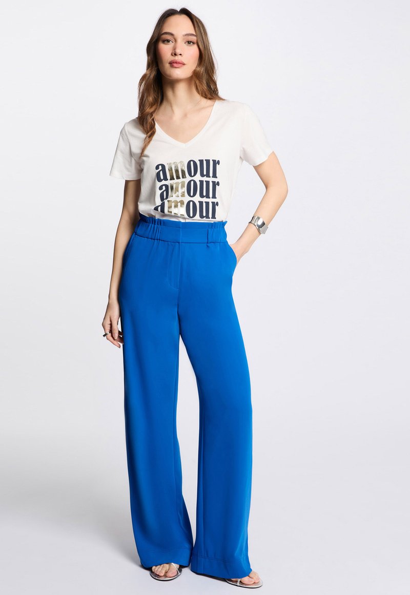 Pantalon Chino Bleu Marine Morgan Taille 40 - Neuf Sans étiquette - Coupe Regular Pour Femme