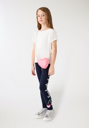 Terranova, CON APPLICAZIONI PAILLETTES - Leggings - blu scuro