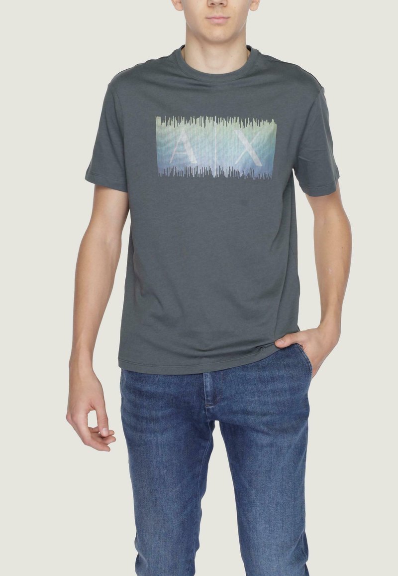 Armani Exchange T-shirt print petrol Armani Exchange T-shirt print petrol