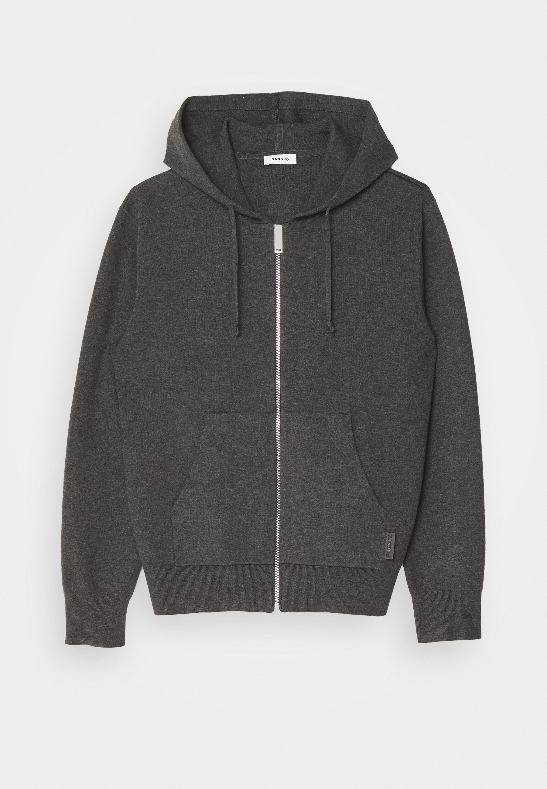 オン　On Hoodie グレー S sandro HOME PATCH - Zip-up sweatshirt - gris chiné/grey