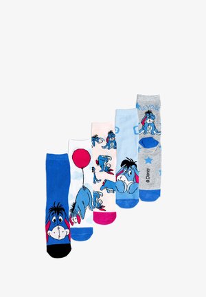 Disney, 5ER PACK I-AAH ESEL SOCKEN WINNIE PUUH SNEAKER STRÜMPFE 38-43 - Socks - mehrfarbig