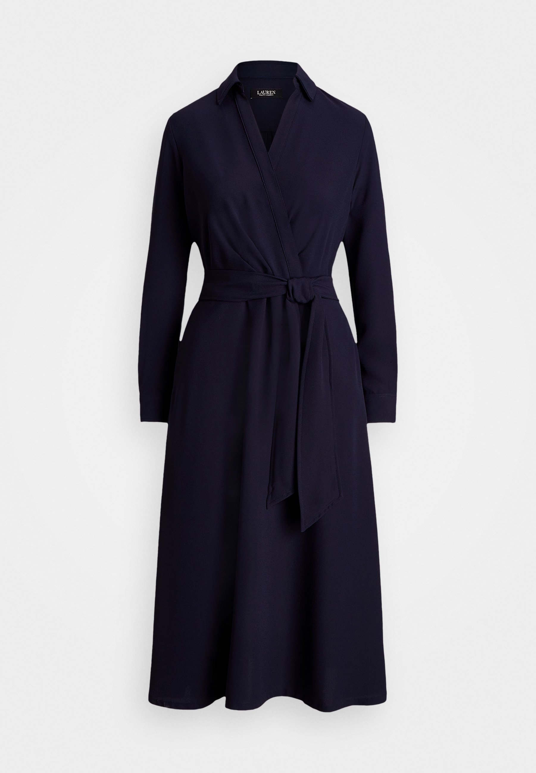 Lauren Ralph Lauren LONG SLEEVE GEORGETTE MIDI DRESS - Day