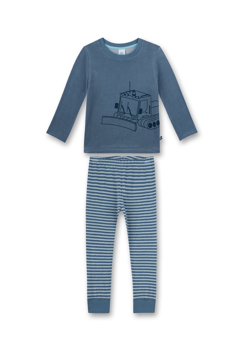 Sanetta 233359 Pigiama Bambino In Spugna – Blu, Morbido E Di Qualità