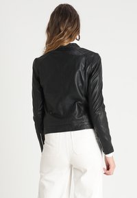 mbyM Leren jas - black