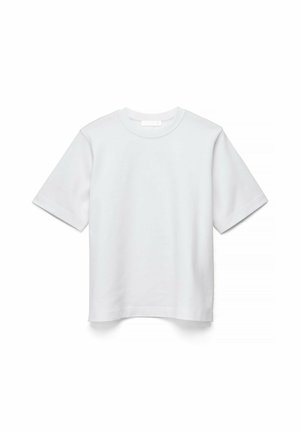 NA-KD, OVERSIZED HEAVY T-SHIRT - Základné tričko - white