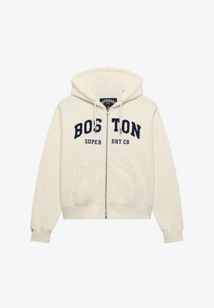 Superdry & Co, ATHLETIC ESSENTIAL RELAXED CROP, biały