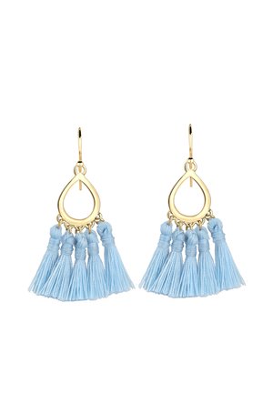 FESTIVAL BOHO LOOK - Ohrringe - light blue