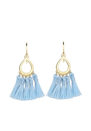 FESTIVAL BOHO LOOK - Earrings - light blue