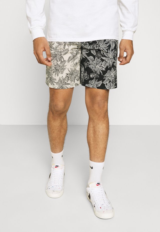 TROPICAL - Szorty - black/white