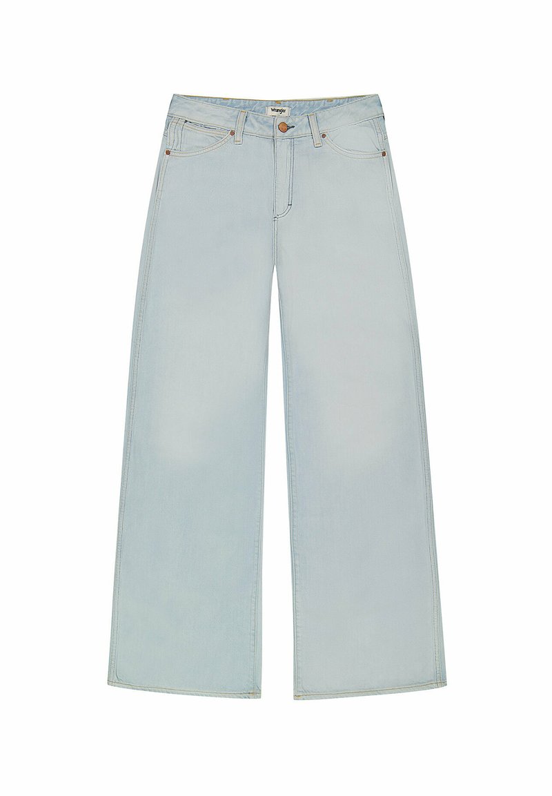 Wrangler Wide leg lichtblauw denim