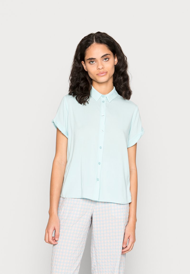 Samsøe Samsøe MAJAN SHIRT - Blusa com botões - iced aqua