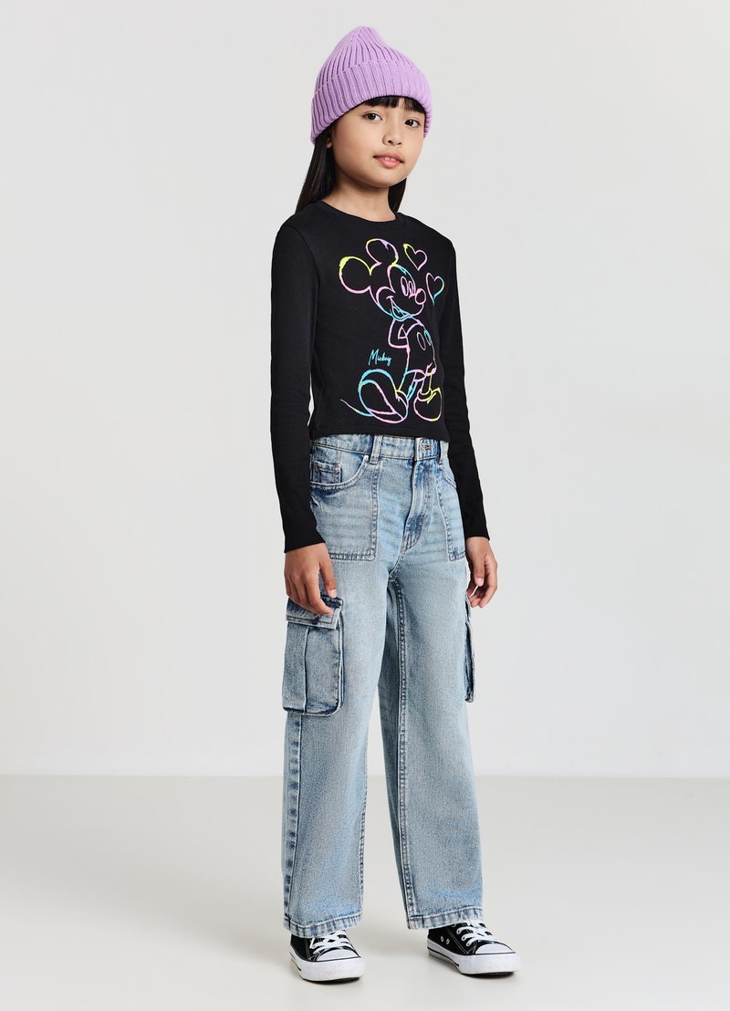 Calliope Jeans baggy - blu denim medio