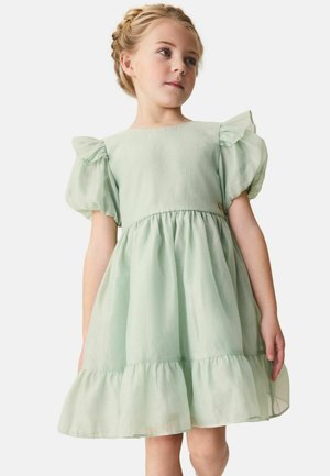 REGULAR FIT - BOW BACK FLOWER - Dienas kleita - green