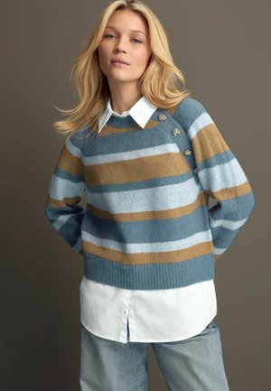 LONG SLEEVE - Neule - blue stripe