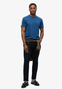 Superdry & Co ESSENTIAL LOGO RETRO - Camiseta estampada - pilot mid blue china blue