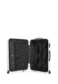 WITTCHEN LARGE SUITCASE WITH LUGGAGE TAG FROM ABS - Wheeled suitcase - white